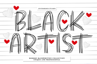 Creative Fonts by Black Artists & Designers