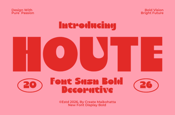 Houte Font: Creative Typography for Modern Design