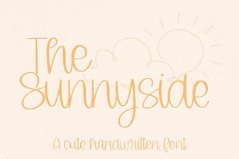 Design Ideas Using the Sunnyside Font