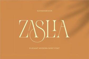Zaslia Font: Modern Design & Creative Project Ideas